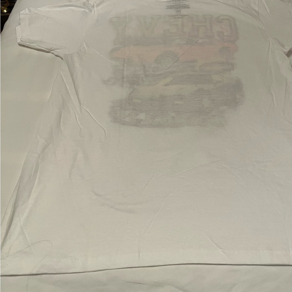 Chevy Corvette Printed White Men’s Tee Size Large - Picture 3 of 4